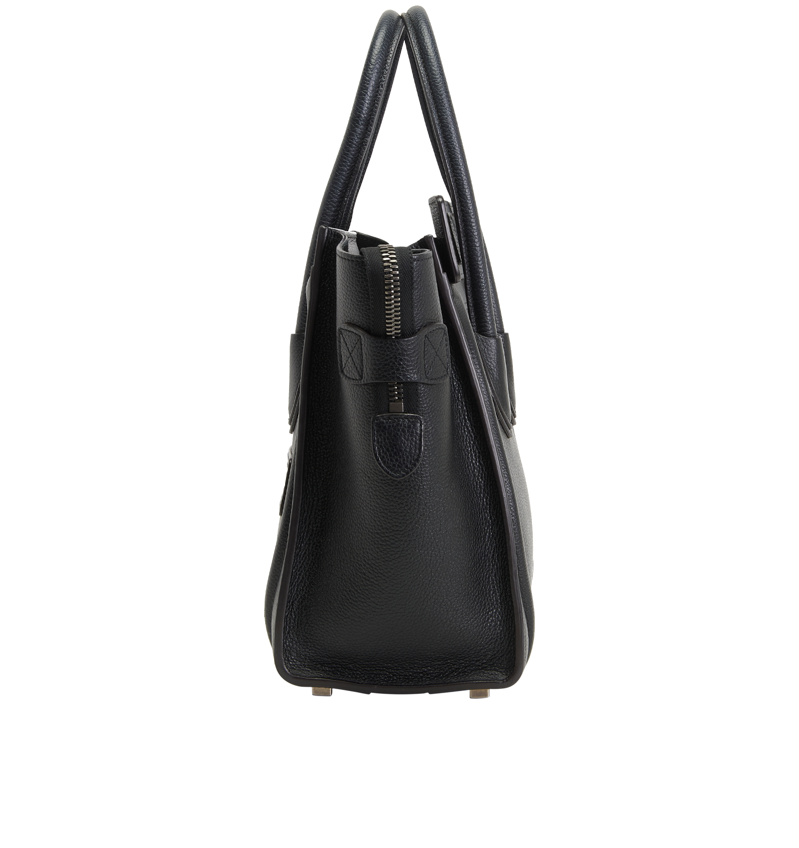 Micro Luggage, &pound;650, Handbags, Black, Leather, Bottom view